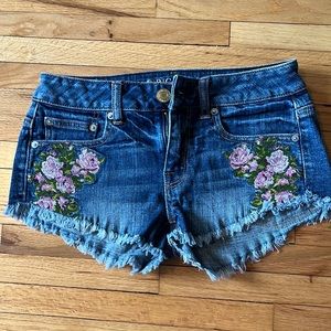American eagle jean shorts